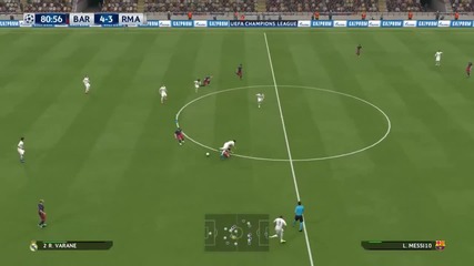 Pes 2016 Uefa Champions League Final - Barcelona vs Real Madrid