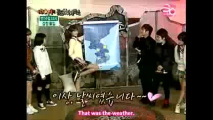 Sooyoung ~ Sexy Weather Forecast [ Acting Skills ] eng sub