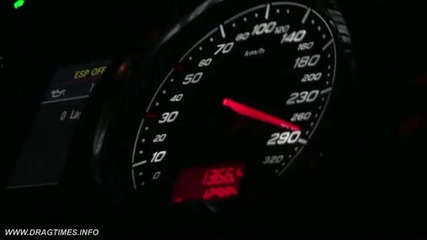 Dragtimes.info Audi Rs6 Evotech 0 - 300 km h 
