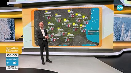 Прогноза за времето (24.02.2025 - сутрешна)