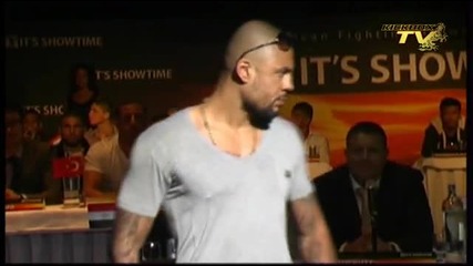 Staredown Hesdy Gerges vs Badr Hari Its Showtime Press Conference 2010 