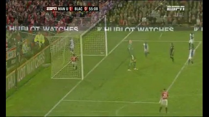 Berbatov Goal vs Blackburn