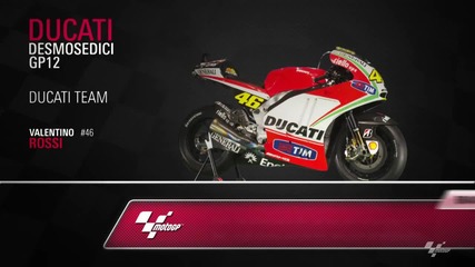 A closer look at Valentino Rossi's Ducati Desmosedici /2012/