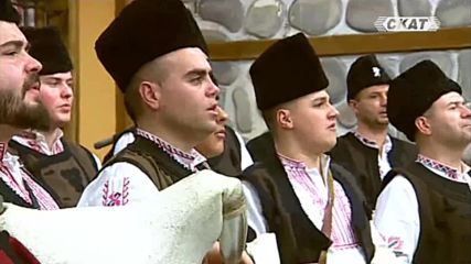 Мъжка певческа група към Гайдарски състав " Родопчани" - " Калино моя, дощерьо"