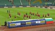 България тренира преди мача с Литва