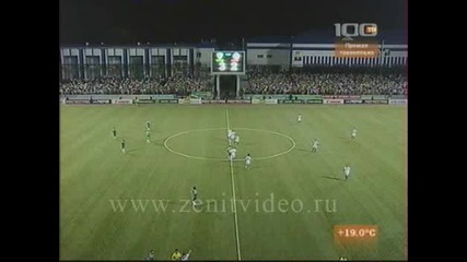 Терек Грозни - Зенит Санкт Петербург 3 - ти гол Терек Валентин Илиев