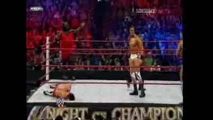 Wwe Night of Champions 2010 - Jimmy & Jay Uso vs Dinastry Hart vs Big Show & Santino Marella 