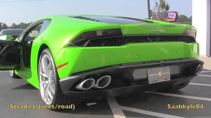 2015 Lamborghini Huracan Lp610-4 Start Up, Test Drive, Racing Exhaust Demo, and In Depth Review