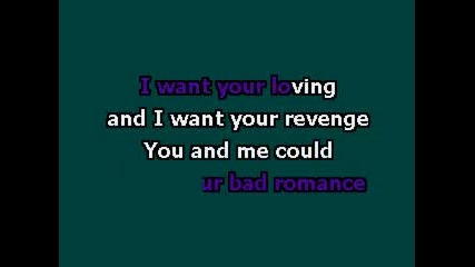 Lady Gaga - Bad Romance (karaoke)