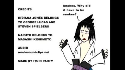 sasuke se strahuva ot zmii.