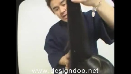 Disconnected slide hair cut Designdoo Hair Scissirs3.avi
