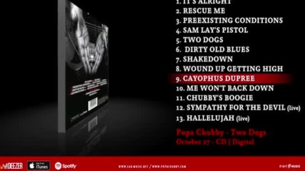 Popa Chubby - Two Dogs / Official Pre-listening