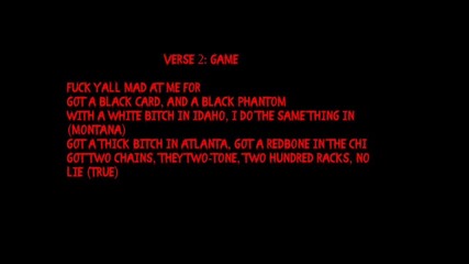 The Game - Ali Bomaye ft. 2 Chainz & Rick Ross[lyrics On Screen]