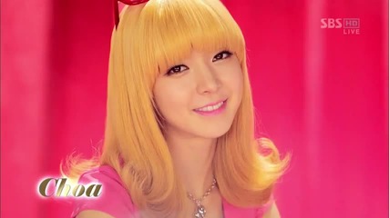 Aoa - Get Out @ Inkigayo (14.10.2012)
