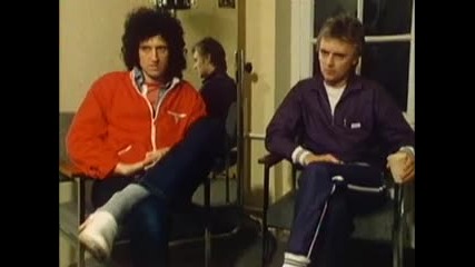 Роджър Тейлър и Брайън Мей - Интервю в Мюнхен, Германия 1982 (1/2) 