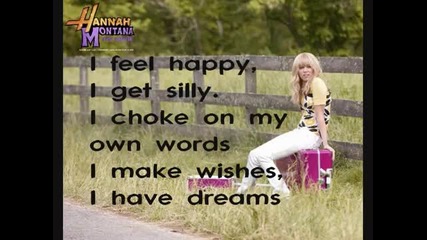 Hannah Montana Forever-ordinary Girl With Lyrics