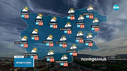 Прогноза за времето (29.06.2025 - обедна емисия)