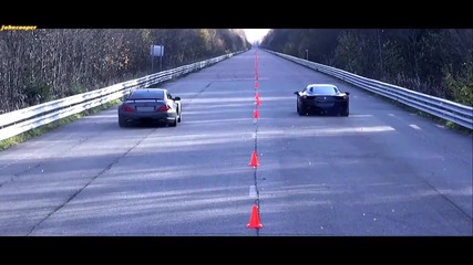 Ferrari 458 Italia vs Mercedes Sl65 Amg Black Series