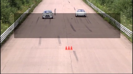 Moscow Unlim 500 Subaru Spec-c vs Porsche 911