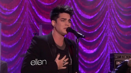 Adam Lambert - Better Than I Know Myself Live on Ellen