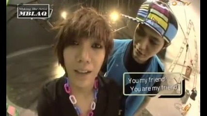 [clip] Mblaq Seungho and Mir speaking english