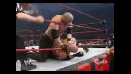 Kane Vs. Goldberg - lumberjack match