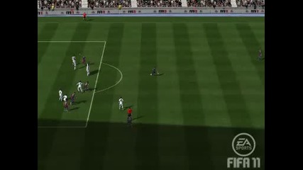 [fifa 11] David Villa Free Kick Goal!