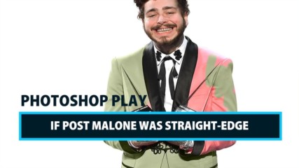 Celeb Photoshop Transformation: If Post Malone was straight-edge