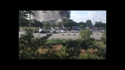 Терористи взривиха Бг Автобус на летище Варна - 18.07.2012