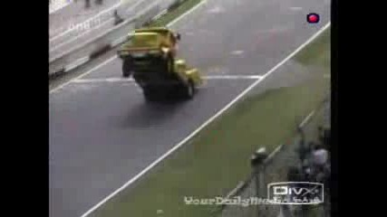 Truck Wheelie Crash