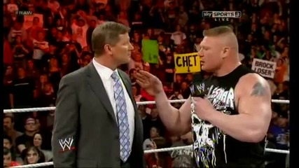 Wwe Raw 23.4.2012 John Cena And Brock Lesnar Contract Signing Part 1