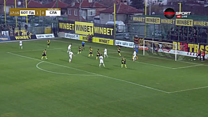 Ботев Пд - Славия 1:0 /първо полувреме/