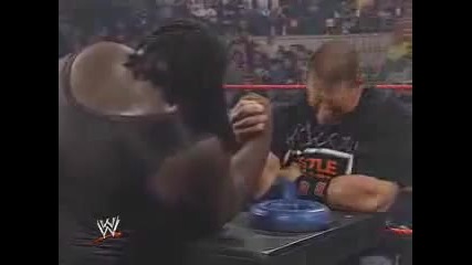 john cena vs mark henry bras de feer