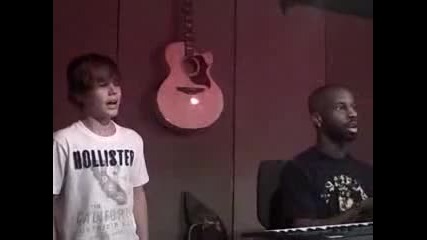 Justin singing You Got It Bad with B. Cox 
