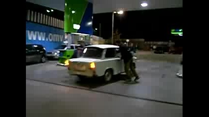 trabant burnout... 