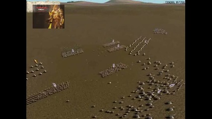 Rome Total War Extended Greek Mod Online Battle #5 vs Atila Бактрия vs Картаген