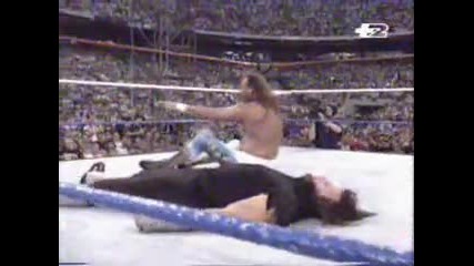 Wrestlemania 8- Undertaker vs Jake 'the Snake' Roberts [ 2-0 ]