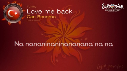 Евровизия 2012 - Турция | Can Bonomo - Love me back [обичай ме и ти] караоке-инструментал