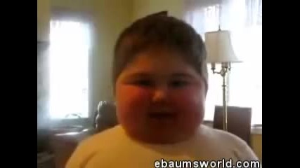 Fat Boy Singing cutie! 