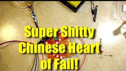 Super Shitty Chinese DIY Blinking Heart Kit