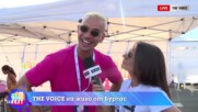 THE VOICE на живо от TEEN BOOM FEST 2022 Бургас: Интервю с BALLAN на фен шатрата му [21]