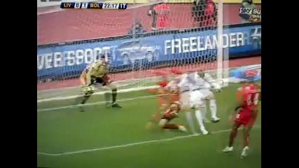 Goal di Marco Di Vaio in Livorno - Bologna 0 - 1 24 giornata di serie A 14 - 02 - 2010 