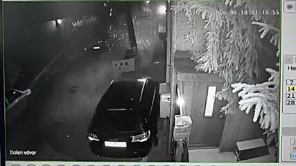 Записи от камери на тежкия сблъсък в стълб в Горна Оряховица