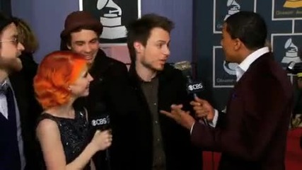 Paramore Interview 52nd Grammy Awards
