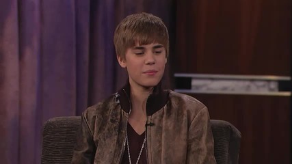 Justin Bieber гостува на Jimmy Kimmel [ част 1/5 ] 10.02.2011