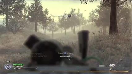 Cod Mw2 Team Deathmatch - Camping Stopped By Spawn 