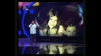 Финалист в гръцкия Music Idol пее Ден и нощ на Стаматис Гонидис 
