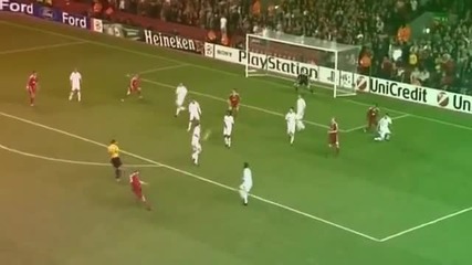 Steven Gerrard Amazing Shot against Debrecen 09/10- Hd 720p