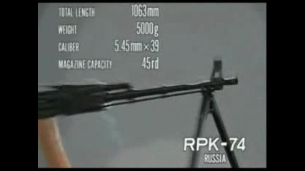 M16 AK 74 RPK 74