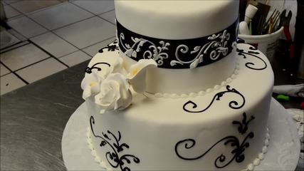 Как да декорирате сватбена торта?